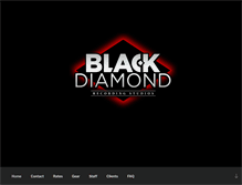 Tablet Screenshot of blackdiamondstudios.net